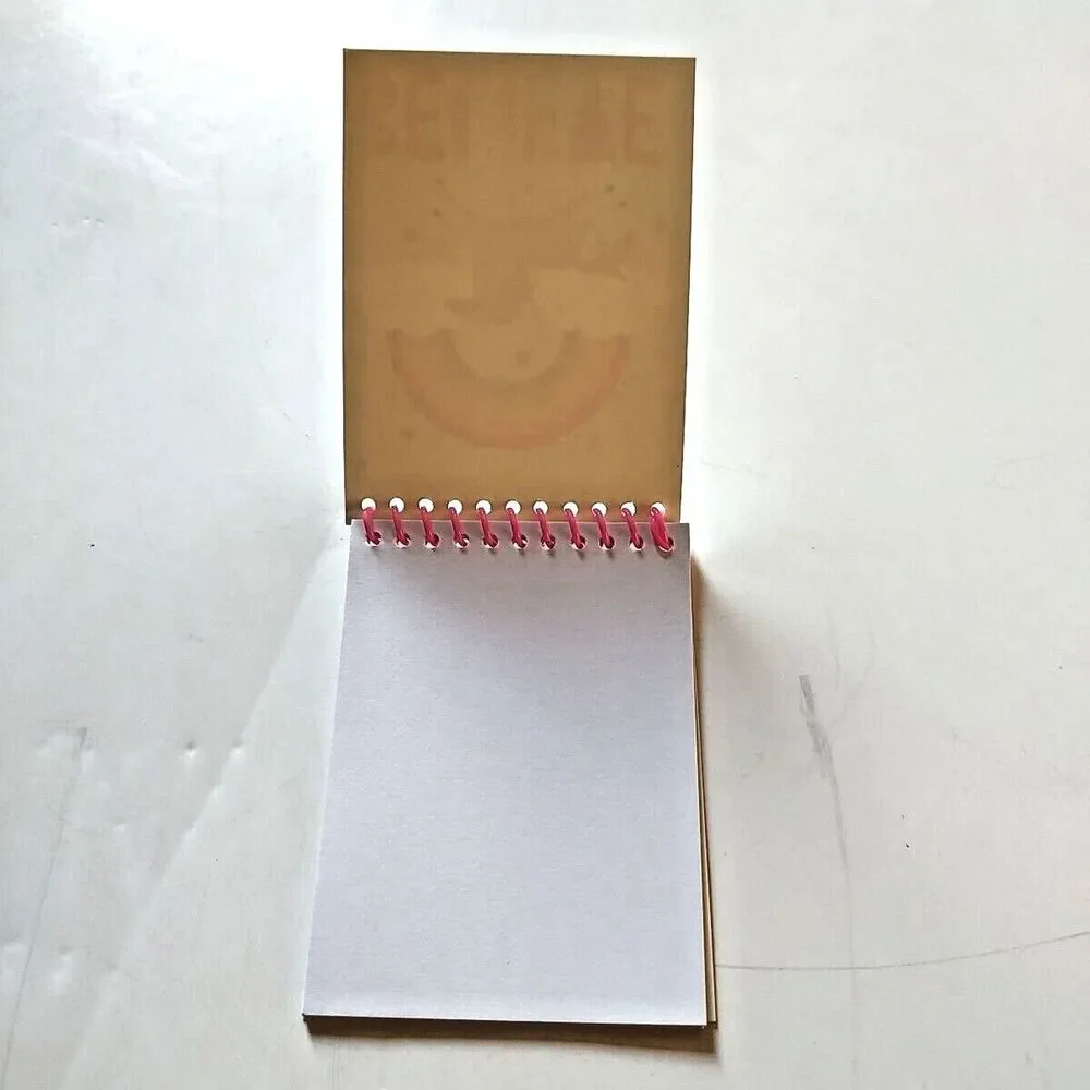 Lot of 4 Mini Spiral Paper Notebooks Party Favors Believe Unicorn Rainbow Stars